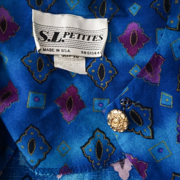 VTG 80s Day Dress - Picture 5 of 5